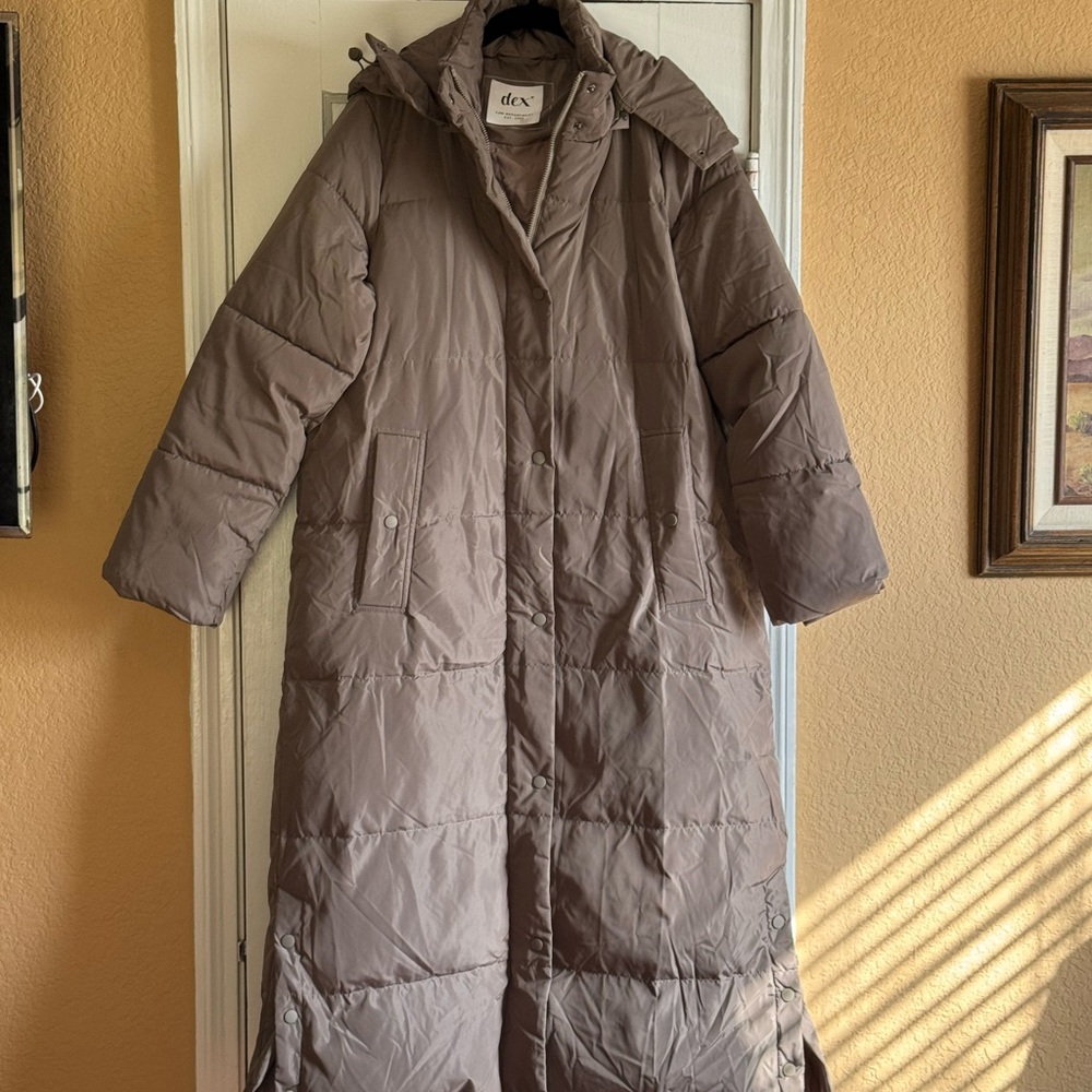 Dex Women's Taupe Puffer Jacket